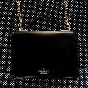 Kate Spade small satchel with gold chain